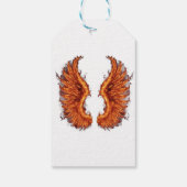 Phoenix-Flügel der Feuer Premium-Edition Geschenkanhänger (Rückseite)