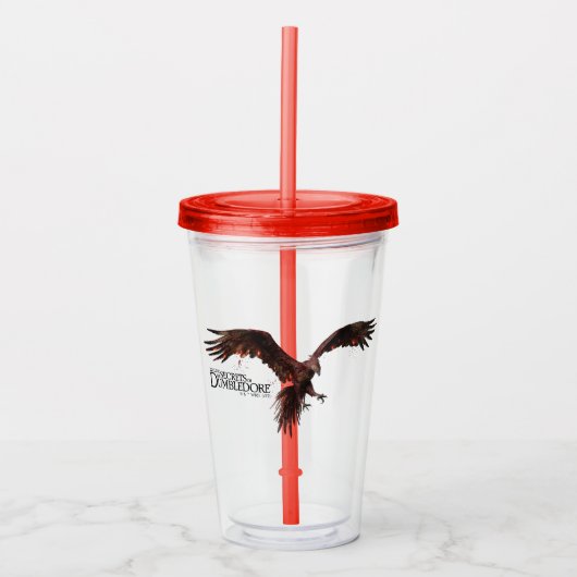 Phoenix Flying Graphic Acryltrinkbecher (Vorderseite)