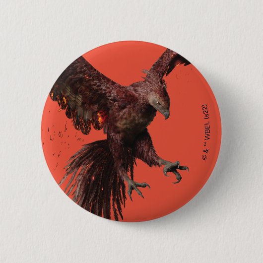 Phoenix Flying Graphic Button (Vorderseite)