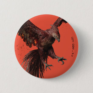 Phoenix Flying Graphic Button