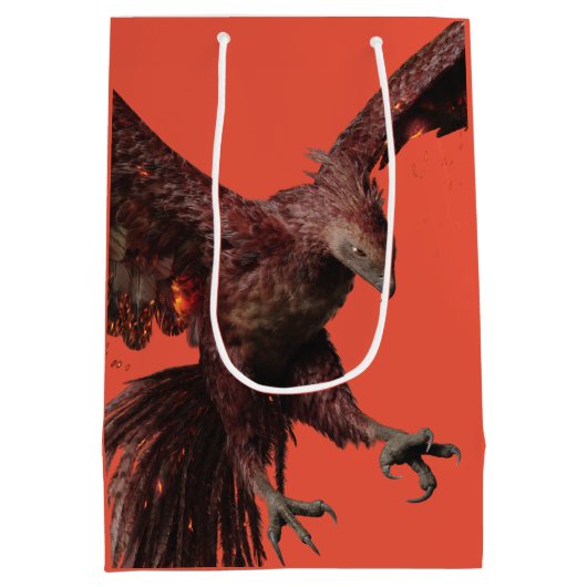 Phoenix Flying Graphic Mittlere Geschenktüte (Rückseite)