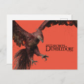 Phoenix Flying Graphic Postkarte (Vorne/Hinten)