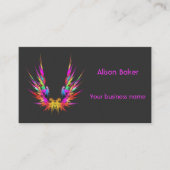 Phoenix - Fraktal Art, coole Visitenkarte (Vorderseite)