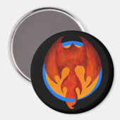 Phoenix Fridge Magnet (Vorderseite/Rückseite)