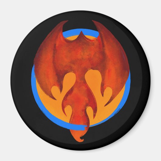 Phoenix Fridge Magnet (Vorne)
