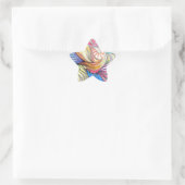 Phoenix Fronds Star Sticker (Tasche)