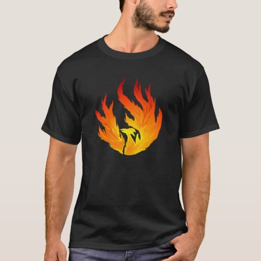 Phoenix für dunkle t T-Shirt (Vorderseite)