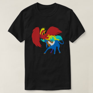 Phoenix gegen Qilin T-Shirt