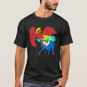 Phoenix gegen Qilin T-Shirt (Vorderseite)