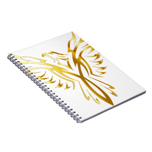 Phoenix-Gold Notizblock (Rechte Seite)