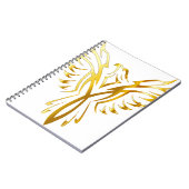 Phoenix-Gold Notizblock (Linke Seite)