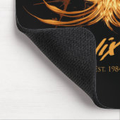 Phoenix-Goldmausunterlage Mousepad (Ecke)