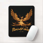 Phoenix-Goldmausunterlage Mousepad (Mit Mouse)