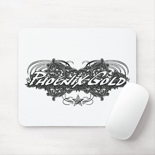 Phoenix-Goldmausunterlage Mousepad (Mit Mouse)