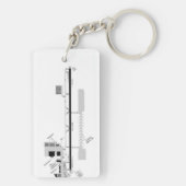 Phoenix Goodyear Airport Chart / Taxistand Schlüsselanhänger (Rückseite)