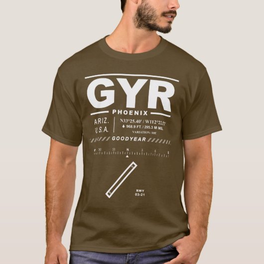 Phoenix Goodyear Airport GYR T - Shirt (Vorderseite)