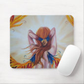 Phoenix-Göttin-Fantasie-Mausunterlage Mousepad (Mit Mouse)