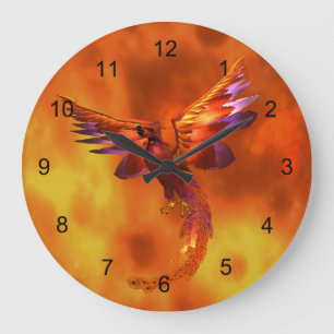 Phoenix Große Wanduhr