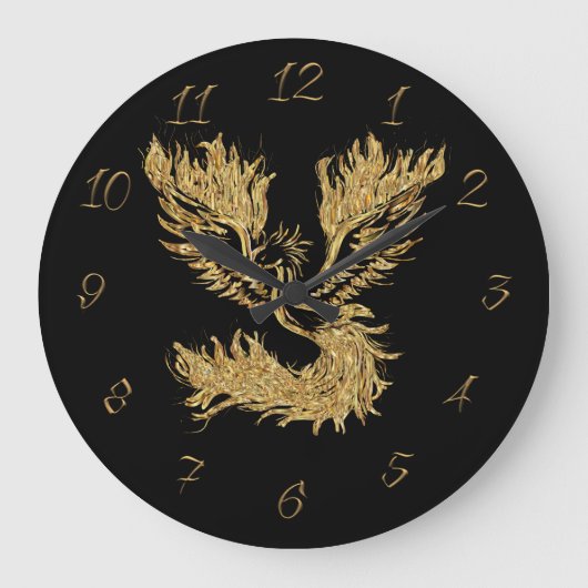 Phoenix Große Wanduhr (Vorderseite)