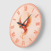 Phoenix Große Wanduhr (Winkel)