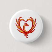 Phoenix Heart Button (Vorderseite)