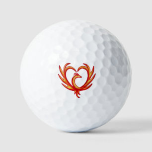Phoenix Heart Golfball