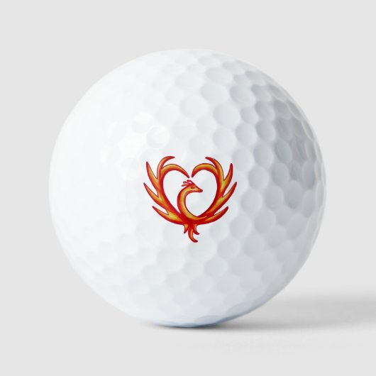 Phoenix Heart Golfball (Vorderseite)