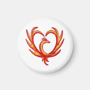 Phoenix Heart Magnet