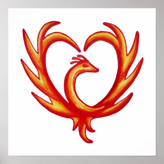 Phoenix Heart Poster (Vorne)