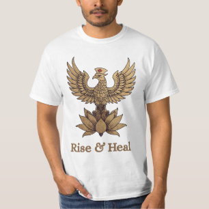Phoenix heilen - "Aus heilenden Flammen, Pflegebla T-Shirt