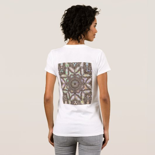 Phoenix Henna Mandala Art T - Shirt (Schwarz voll)