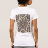 Phoenix Henna Mandala Art T - Shirt (Rückseite)