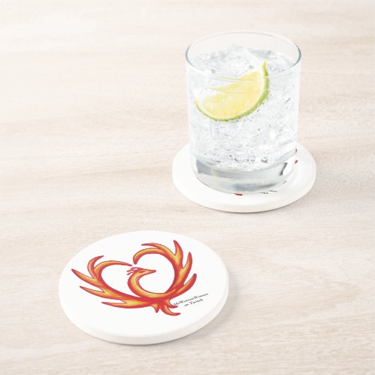 Phoenix Herz, MeWarriorFrau auf Twitch Getränkeuntersetzer (Seite)