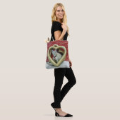 Phoenix Herzen für Sie Valentine Tasche (Am Model)