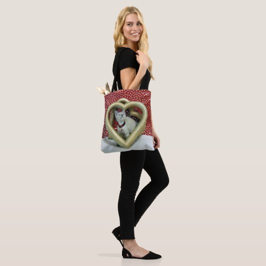 Phoenix Herzen für Sie Valentine Tasche (Am Model)