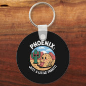 Phoenix Hitzewelle Humor  Schlüsselanhänger (Vorderseite)