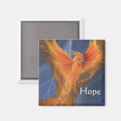 Phoenix Hope Magnet (Vorderseite/Rückseite)