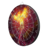 Phoenix im Flug Dartscheibe (Vorderseite rechts)