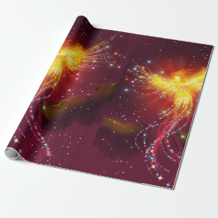 Phoenix im Flug Geschenkpapier