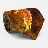 Phoenix im Flug Krawatte (Gerollt)