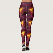 Phoenix im Flug Leggings (Rückseite)