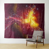 Phoenix im Flug Wandteppich (Beispiel (Horizontal))