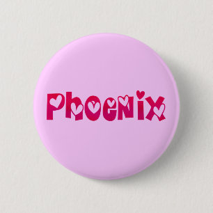 Phoenix im Herzen Button