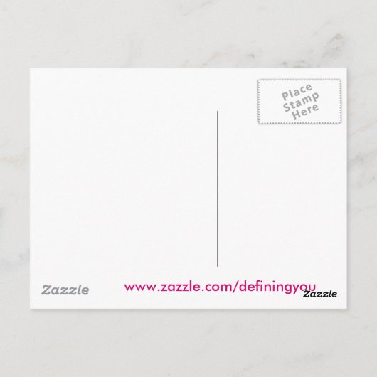 Phoenix im Herzen Postkarte (Rückseite)