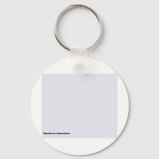 Phoenix im Schneesturm Schlüsselanhänger (Vorderseite)
