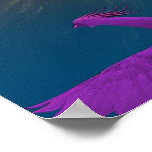 Phoenix im Weltraum Poster (Ecke)