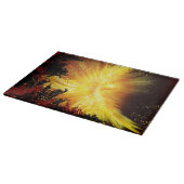 Phoenix in Bäumen Schneidebrett (Ecke)