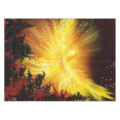 Phoenix in Bäumen Tischdecke (Vorderseite (Horizontal))