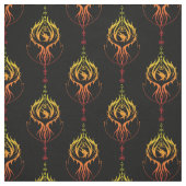 Phoenix in Brand Stoff (Muster)