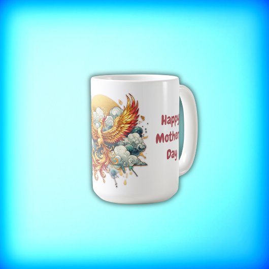 Phoenix in den Wolken glücklich Muttertag | Kaffeetasse